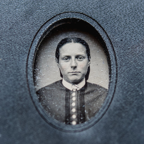 No. 1, Alva: Mini Hand-Bound Tin Type Journal (S)