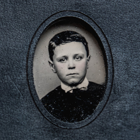 No. 7, Atticus: Mini Hand-Bound Tin Type Journal (S)