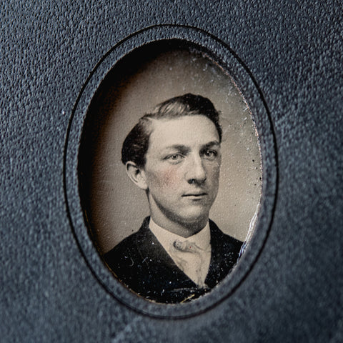 No. 8, Cassius: Mini Hand-Bound Tin Type Journal (S)