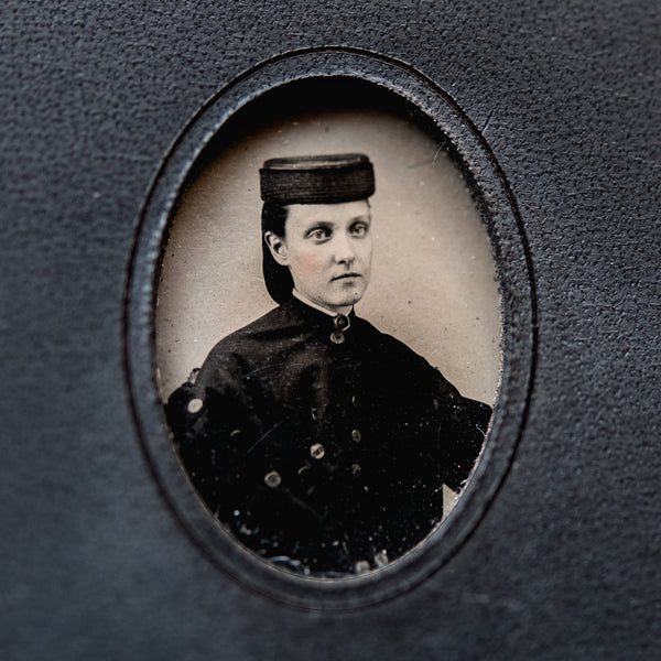 No. 17, Agnes: Pocket Hand-Bound Tin Type Journal (M)