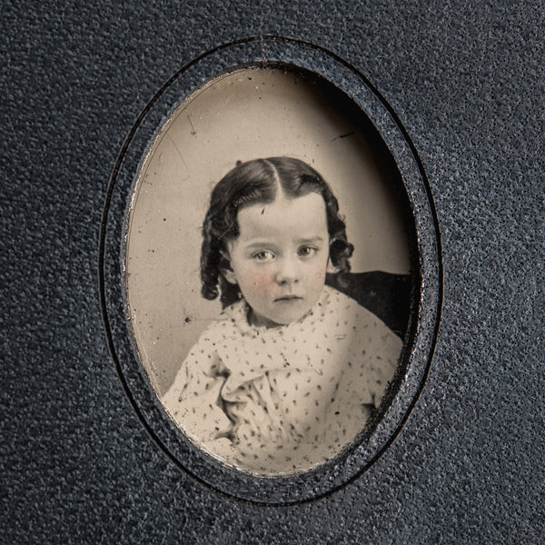 No. 22, Louise: Pocket Hand-Bound Tin Type Journal (M)