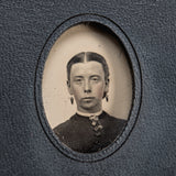 No. 24, Phoebe: Pocket Hand-Bound Tin Type Journal (M)