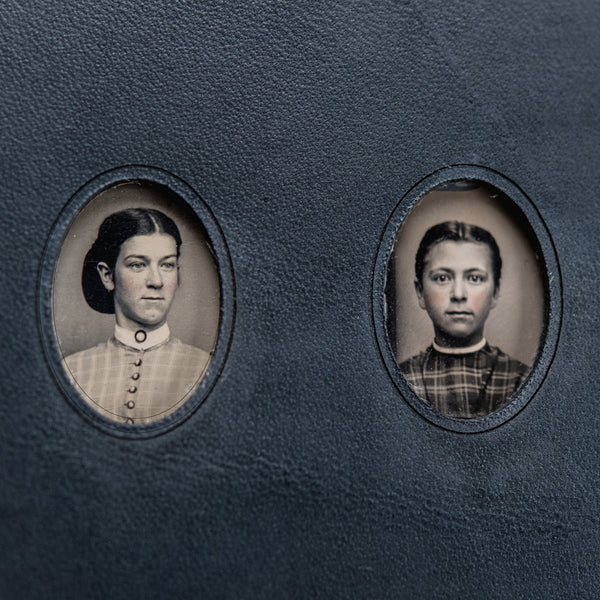 No. 43, Gerda + Betina: Companion Hand-Bound Tin Type Journal (XL)