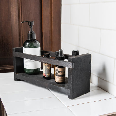 Blackened Apothecary Caddy