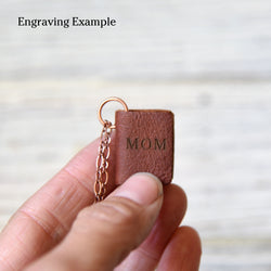 The Harper Book Necklace (brown)
