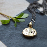 Purslane Botanical Necklace