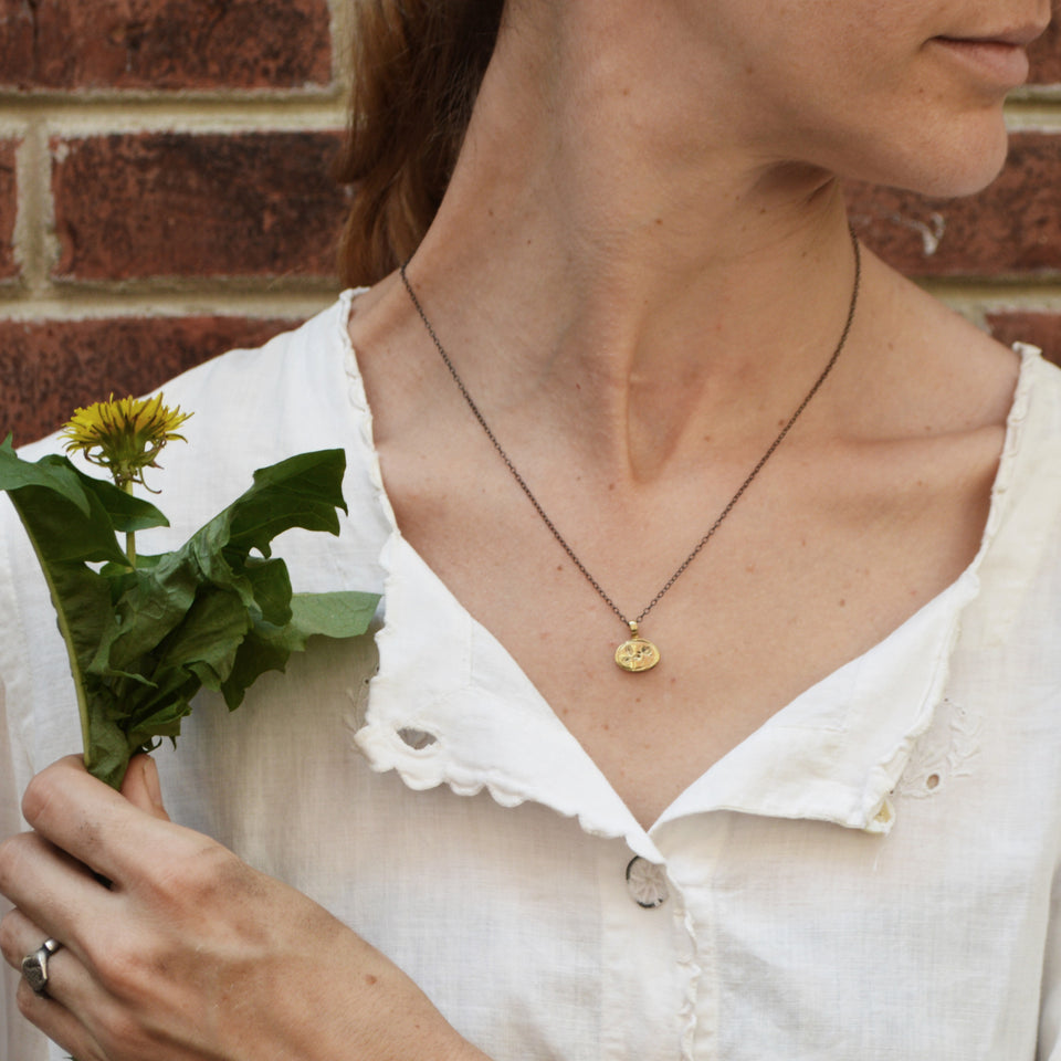 Dandelion Botanical Necklace