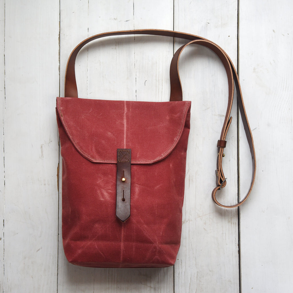 Waxed Canvas Crossbody Bag Kit & Video