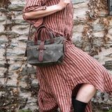 Mini Waxed Canvas Tote