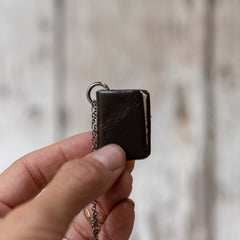 Book Necklace: Cacao