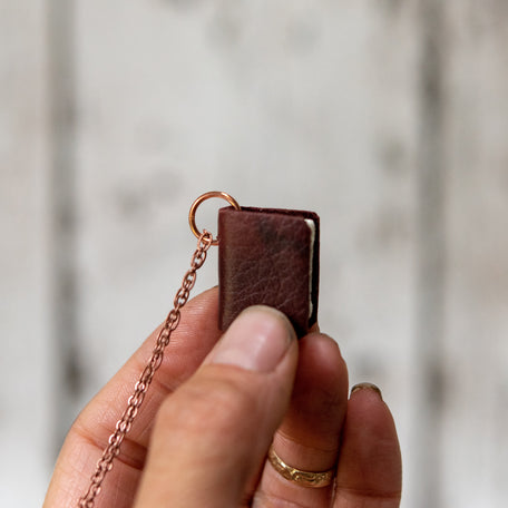 Book Necklace: Hellebore