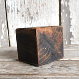 Zodiac Blackened Candleblock: No. 16, Pisces