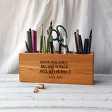 Large Desk Caddy with Quote