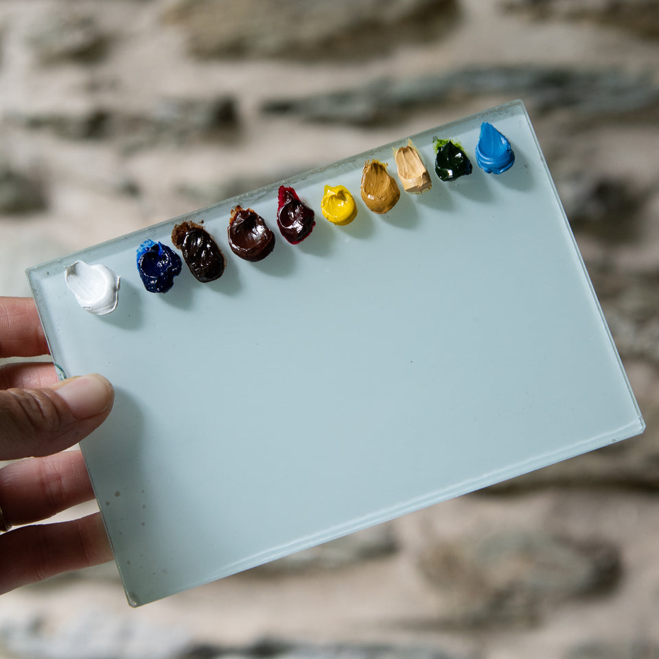 Corian Palette for the Scout Plein Air Box – Peg and Awl
