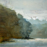 Original Plein Air Painting by Walter Kent: Delaware Water Gap No. 1, 2020