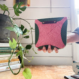 Custom Pouch with Vintage Quilt Blocks: Efa