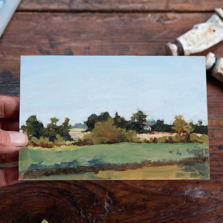 Original Plein Air Painting by Walter Kent: Exton Park No. 2, 2020