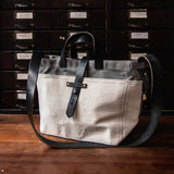 Standard Tote with Vintage Feedsack: Heidi