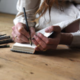 No. 9, Posey: Mini Hand-Bound Tin Type Journal (S)