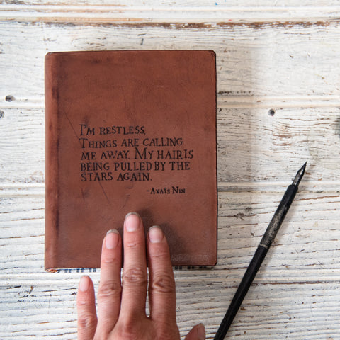 The Harper Journal (Brown) with Quote