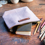 Pocket Journal with Vintage Dept. Store Deadstock: Violetta