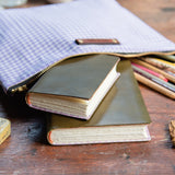 Pocket Journal with Vintage Dept. Store Deadstock: Violetta
