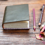 Pocket Journal with Vintage Dept. Store Deadstock: Violetta