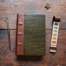 Carson Hand-Bound Leather Tome (Green)