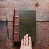 Harper Hand-Bound Leather Tome (Brown)