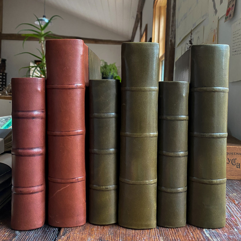 Carson Hand-Bound Leather Tome (Green)