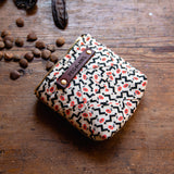 Custom Pouch with Antique Hand-Stitched Quilt Block: Morley
