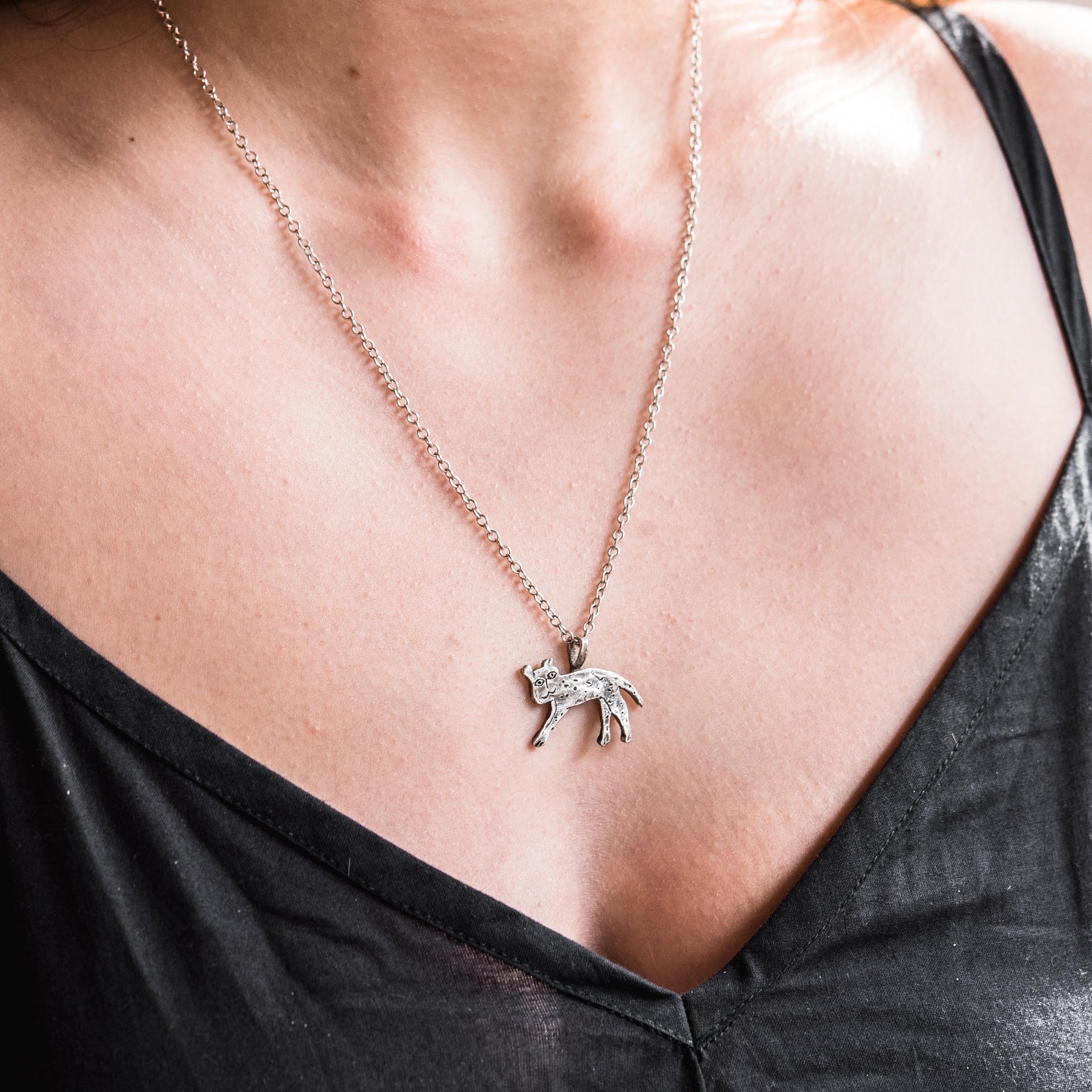 Foundlings Necklace: Ash (Cat)