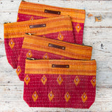 Maker Pouch with Vintage Repaired Kantha: Ophelia