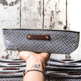 Drafter Pouch with 1920s Japanese Textile No. 2: Home Run
