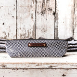 Drafter Pouch with 1920s Japanese Textile No. 2: Home Run