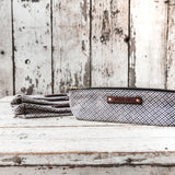 Drafter Pouch with 1920s Japanese Textile No. 2: Home Run Faded
