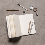 Companion Hand-Bound Tin Type Journal: Pepper + Olive