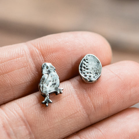 Poison for Breakfast Chicken and Egg Earrings