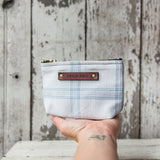 Custom Pouch with 1800s Jaquard Loom Coverlet: Ada