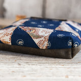 Custom Pouch with 1800s Quilt Block: Elspeth