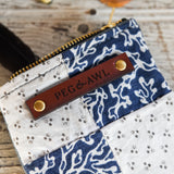 Custom Pouch with 1800s Quilt Block: James