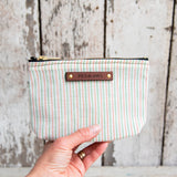 Custom Pouch with mid-1900s Feedsack: Taffy