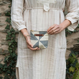 Custom Pouch with 1930s Quilt Block: Vesper
