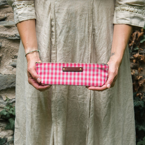 Drafter Pouch with 1950s Deadstock Textile: Adelaide