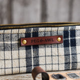 Drafter Pouch with 1800s Homespun: Edward