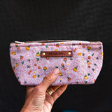 Essentials Pouch with 1930s Textile: Malke