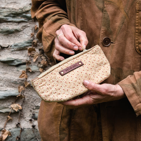 Essentials Pouch with Late 1800s Quilt: Pearl No. 3