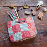 Keeper Pouch with Late 1800s Quilt: Amelia No. 5