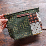 Keeper Pouch with Early 1900s Unfinished Quilt: Mabel No. 1