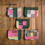 Keeper Pouch with Early 1900s Unfinished Quilt: Mabel No. 2